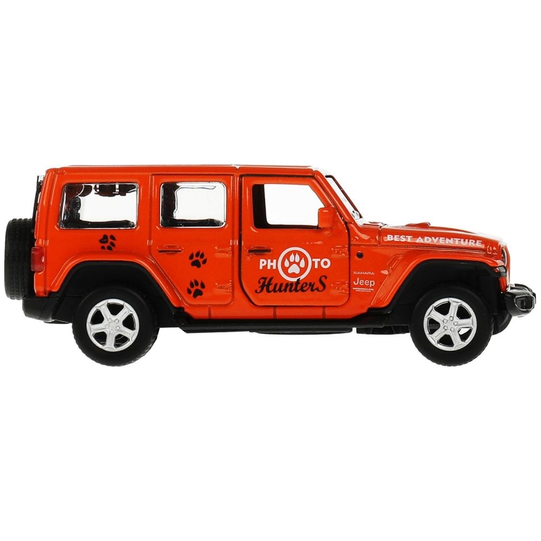 Модель металлическая JEEP WRANGLER SAHARA 12 см