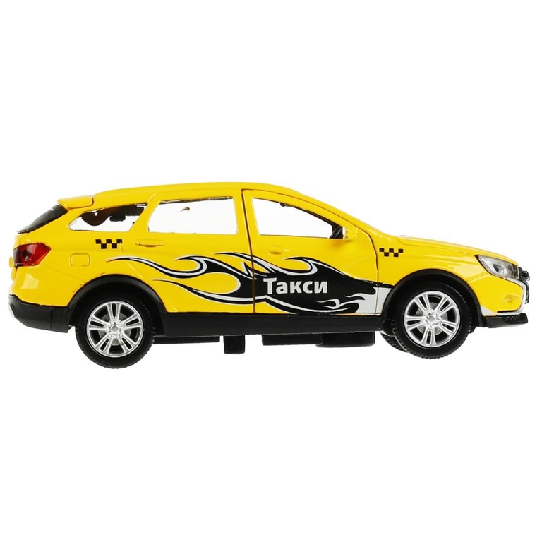 Модель металлическая LADA VESTA SW CROSS ТАКСИ 12 см