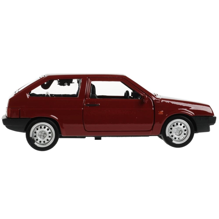 Модель металлическая LADA-2108 "СПУТНИК" 12 см  вишнёвый