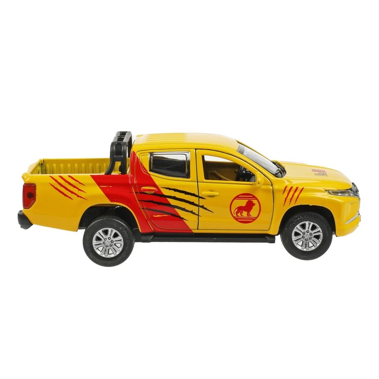 Модель металлическая MITSUBISHI L200 САФАРИ 13 см  желтый