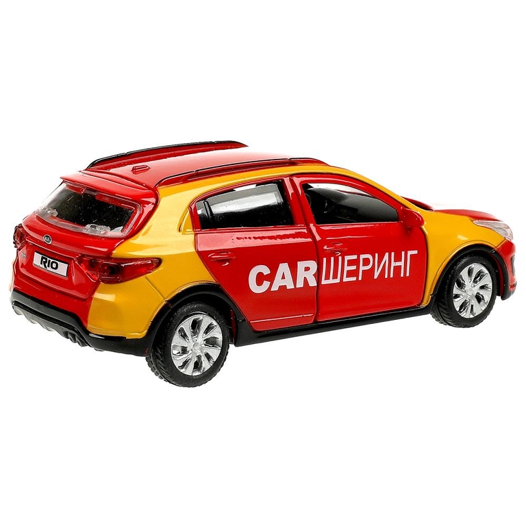 Модель металлическая Kia Rio X Каршеринг 12 см
