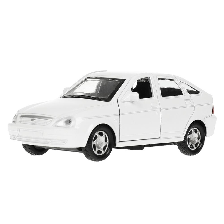 Модель металлическая LADA PRIORA 12 см белый