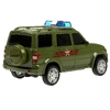 Модель пластик свет-звук UAZ ПАТРИОТ АРМИЯ РОССИИ 15 см зелёный