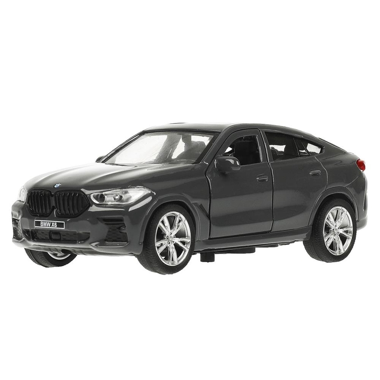 Модель металлическая BMW X6 12 см темно серый