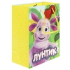 Пакет подарочный МАТОВЫЙ Лунтик m