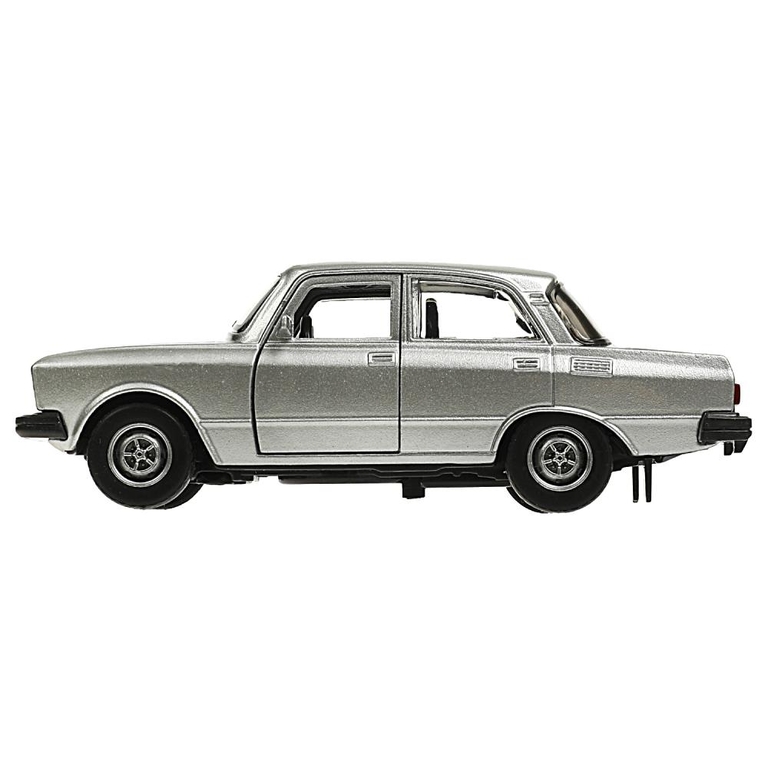 Модель металическая азлк москвич-2140sl дл 12 5 см серебристый