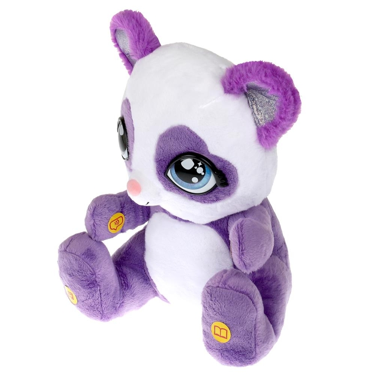 Игрушка мягкая интерактивная игрушка панда "сказочница" 25 см