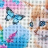Алмазная мозаика 22*30 с подрамником Котики На Закате