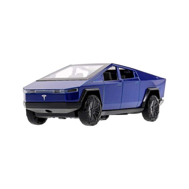 Модель металлическая tesla cybertruck 13,7 см синий