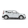 Модель металлическая KIA soul длина 12 см серебряный