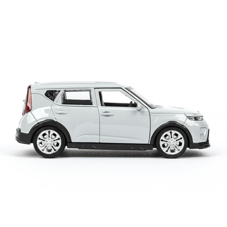 Модель металлическая KIA soul длина 12 см серебряный