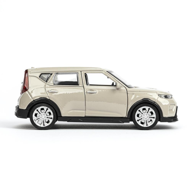 Модель металлическая KIA soul длина 12 см серый