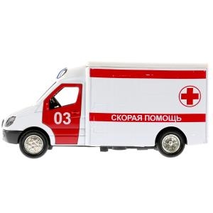 Машина ТМ Технопарк 12 см со светом и звуком