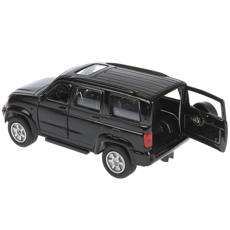 Машина UAZ patriot черная длина12 см