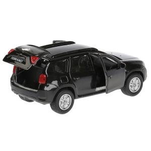 Машина Nissan terrano черный 12 см