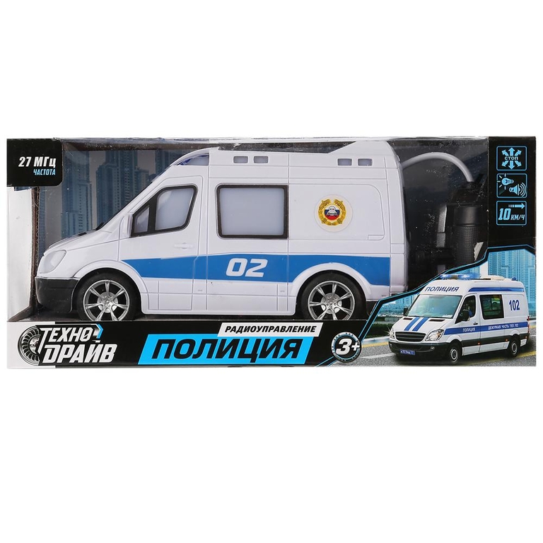 Машина Полиция ТМ Технодрайв на радиоуправлении 1704F783-R