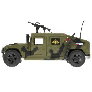 Машина со светом и звуком военный джип 23 см