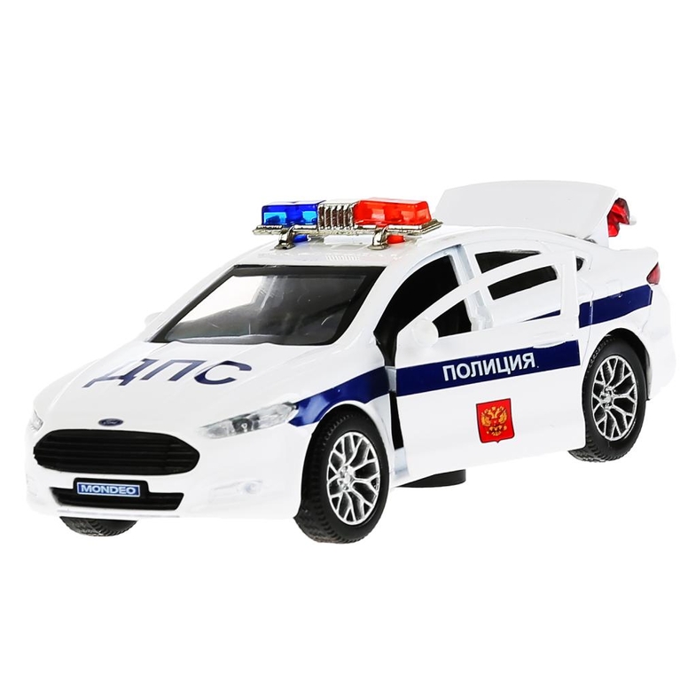 Машина Ford Mondeo Полиция 12 см белый