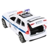 Машина Volvo XC60 R-Desing Полиция белый 12см