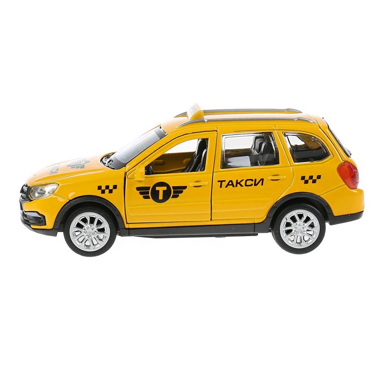 Машина LADA Granta Cross 2019 Такси 12 см желтый ТМ