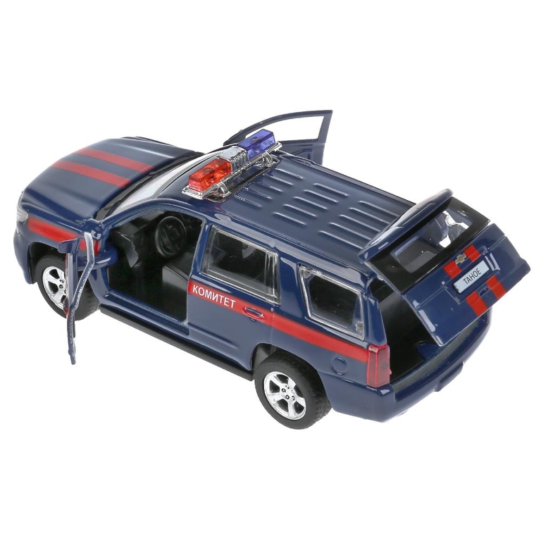 Машина Chevrolet tahoe следственный комитет 12 см синий
