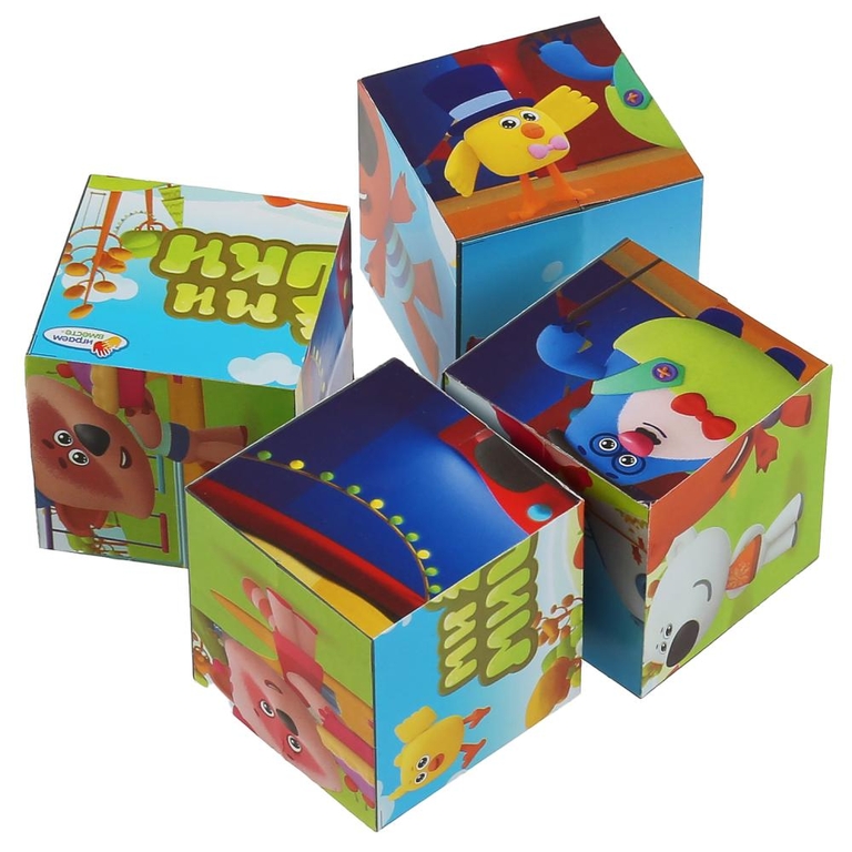 Игрушка деревянная пазл 10*10 см. Ми-ми-мишки