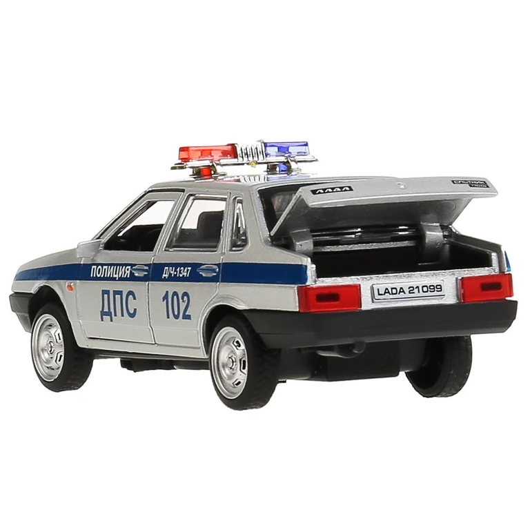 Машина со светом и звуком LADA-21099 Спутник Полиция 12 см