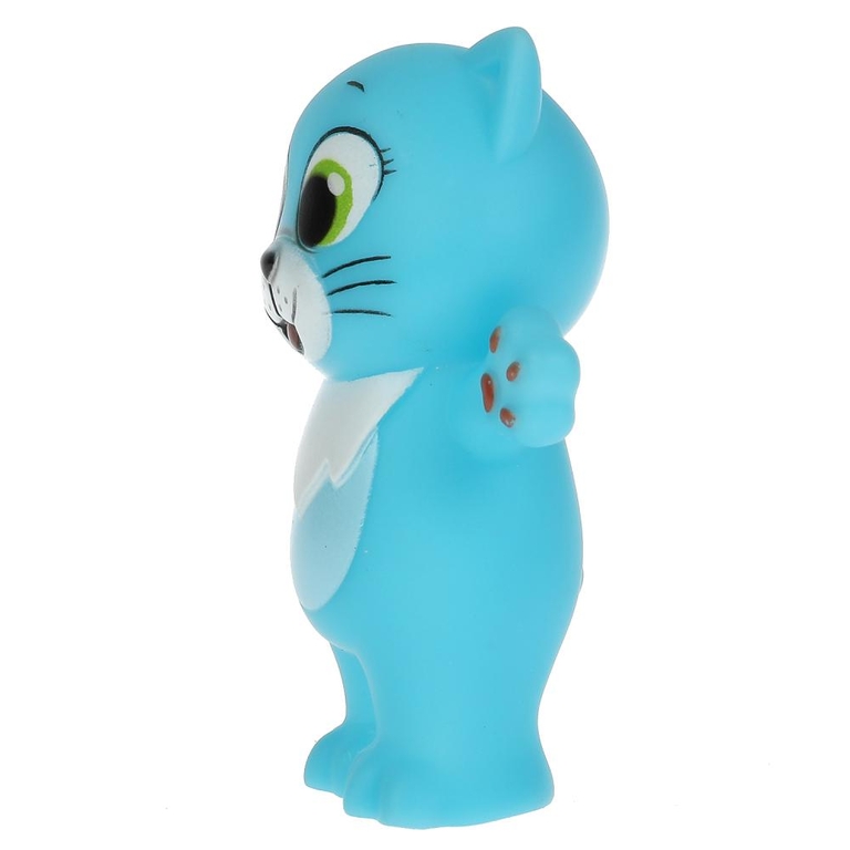 Игрушка для ванны котик 9 см в сетке ТМ Капитошка