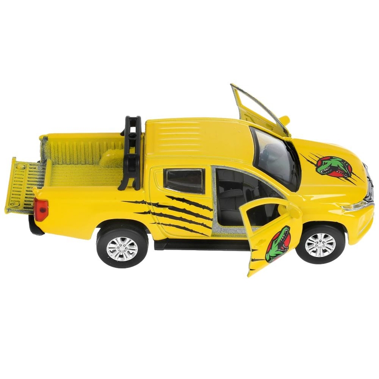 Машина Mitsubishi L200 Динозавры с динозавром 13 см