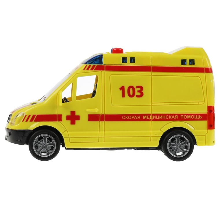 Машина со светом и звуком Mercedes-Benz Sprinter Реанимация 14 5 см
