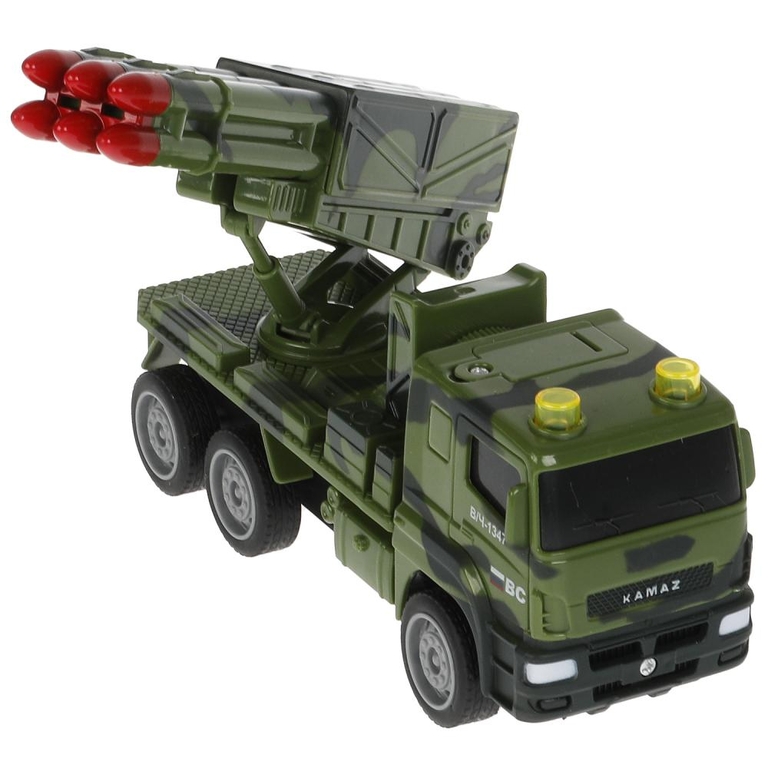 Модель пластиковая KAMAZ РАКЕТНИЦА 17 см