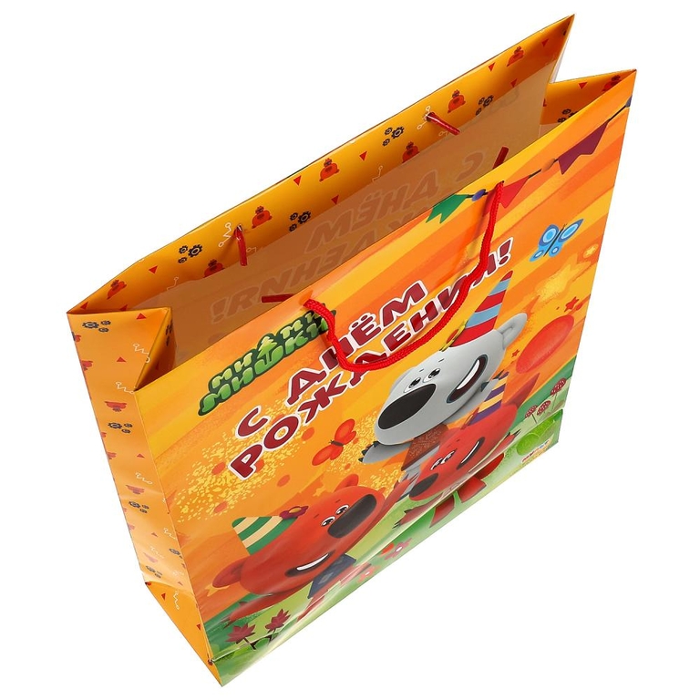 Пакет большой Ми-ми-мишки xl 33,5*45*10 см  мимимишки  с днем рождения