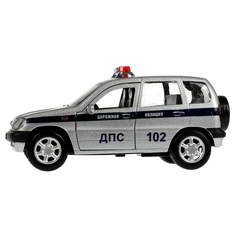 Модель металлическая LADA NIVA ПОЛИЦИЯ 12 см