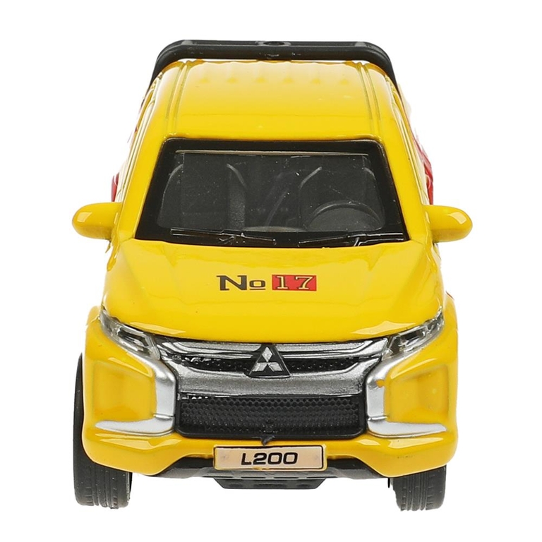Модель металлическая MITSUBISHI L200 САФАРИ 13 см  желтый