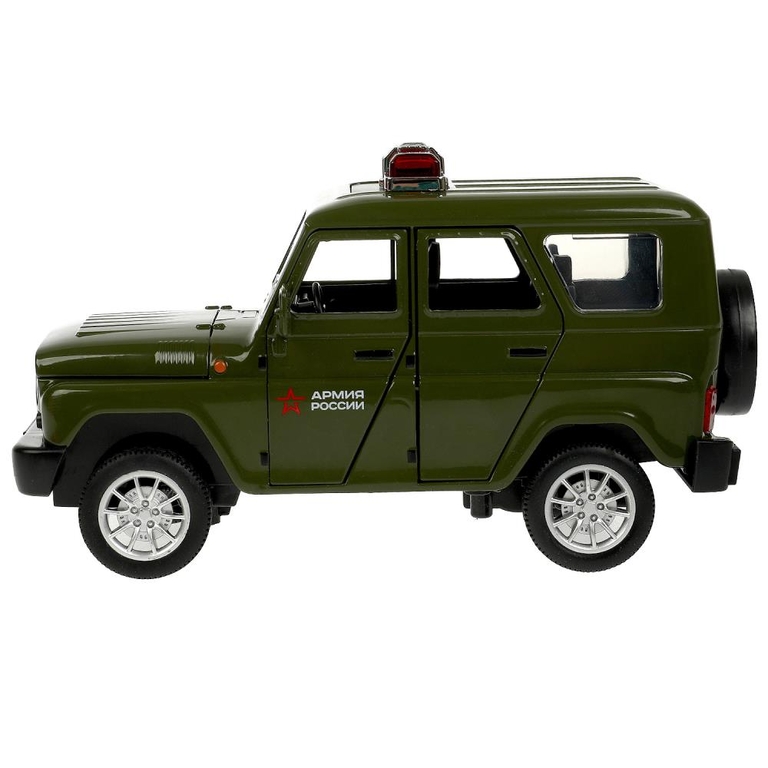 Модель металлическая свет-звук UAZ ХАНТЕР АРМИЯ РОССИИ 17 см