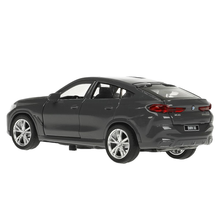 Модель металлическая BMW X6 12 см темно серый