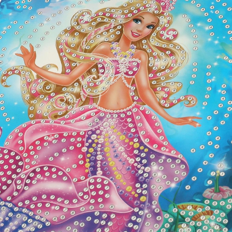 Алмазная мозаика 20*20 см волшебная русалка