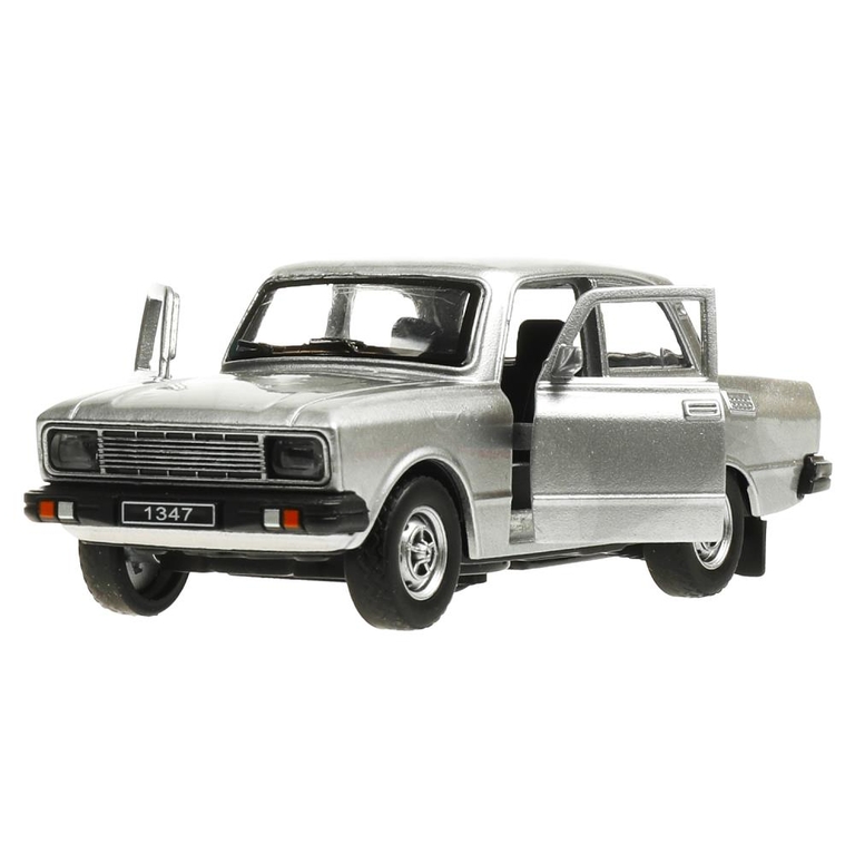 Модель металическая азлк москвич-2140sl дл 12 5 см серебристый