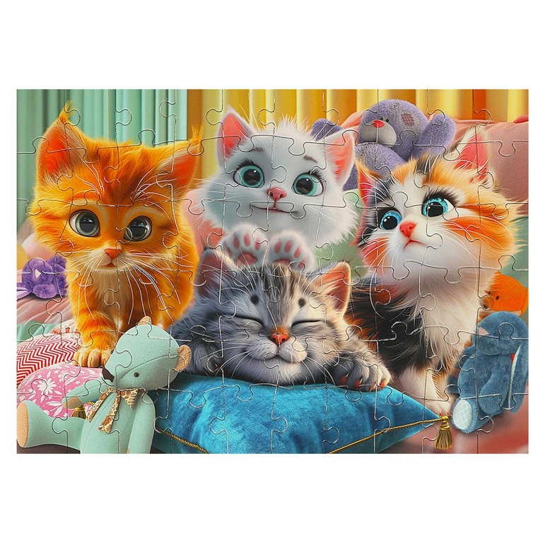 Пазлы Кошечки 60 деталей