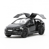 Модель металлическая tesla model x plaid 12 см черный