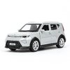 Модель металлическая KIA soul длина 12 см серебряный