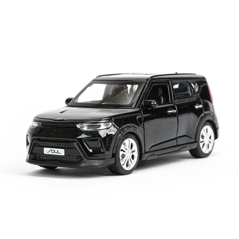 Модель металлическая KIA soul длина 12 см черный