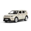 Модель металлическая KIA soul длина 12 см серый