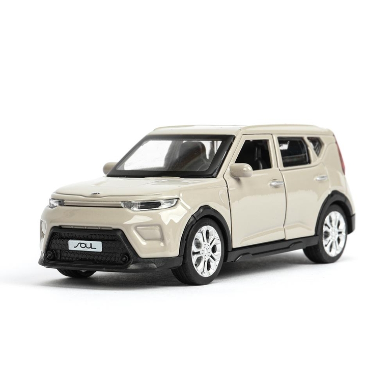 Модель металлическая KIA soul длина 12 см серый