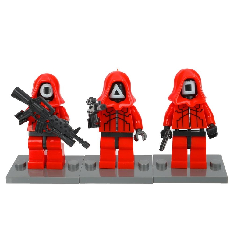 Конструктор фигурки игра в кальмара - 6 шт