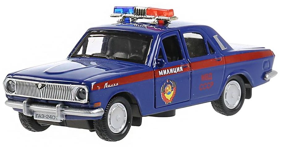 Машина ГАЗ-2401 Волга милиция 12 см