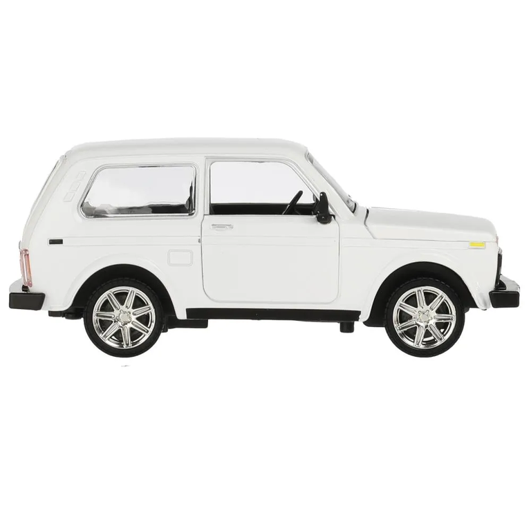 Модель металлическая свет-звук LADA 4х4, 17 см белая