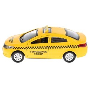 Машина ТМ Технопарк KIA rio Такси 12 см