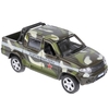 Модель металлическая UAZ PICKUP ВОЕННЫЙ длина 12 см
