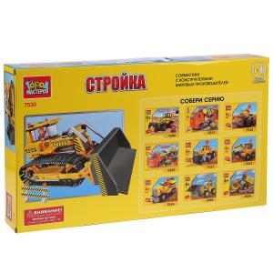 Конструктор Город Мастеров бульдозер с фигуркой 394 деталей
